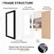 5x7 Picture Frame Set of 3 – Black Photo Frames for 4x6 or 5x7 Photos, Art Prints, Posters, Wall & Tabletop Display, Gallery Style Home Decor